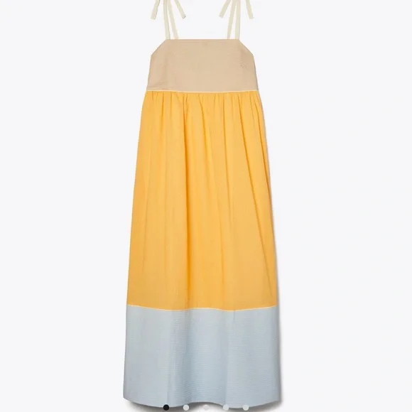 NWT TORY BURCH COLORBLOCK DRESS. SIZE L/XL.GORGEOUS DRESS.GREAT QUALITY $498